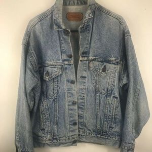 Levis Vintage Light Wash Denim Jean Jacket Small